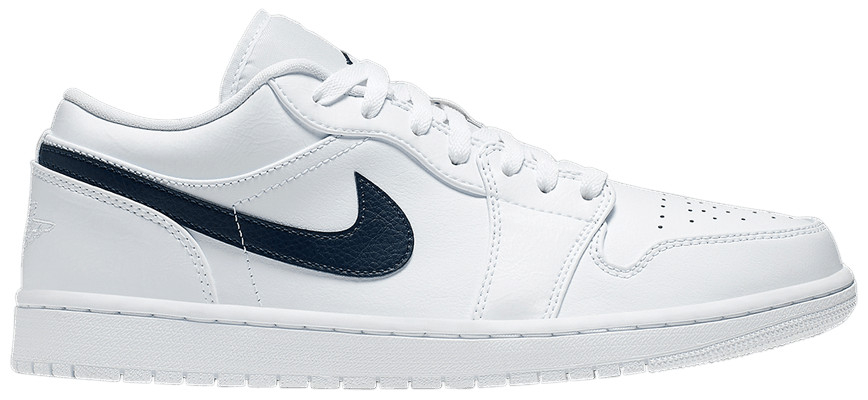 Air Jordan 1 Low White Obsidian 553558-114